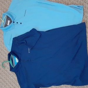 Bundle: Two Men's Columbia Shirts Size Medium Great Condition.